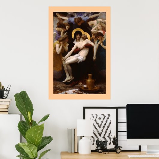 Pieta von Bouguereau Poster (Heimbüro)