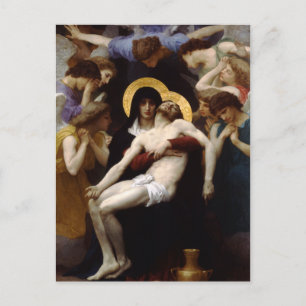 Pieta von Bouguereau Postkarte