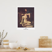 Pieta. von Daniele Crespi Poster (Küche)
