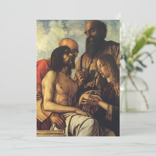 Pieta von Giovanni Bellini, Renaissance Fine Art (Stehend Vorderseite)