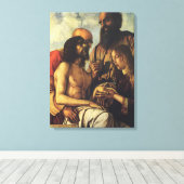 Pieta von Giovanni Bellini, Renaissance Fine Art Leinwanddruck (Insitu (Holzboden))