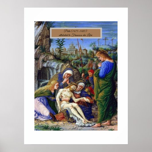 Pieta von Jesus Christus Poster (Vorne)