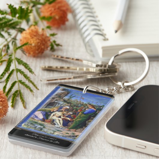 Pieta von Jesus Christus Schlüsselanhänger (Vorderseite rechts)