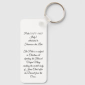 Pieta von Jesus Christus Schlüsselanhänger (Rückseite)