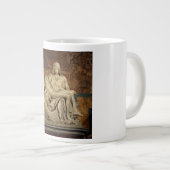 Pieta von Michelangelo Jumbo-Tasse (Vorderseite Rechts)