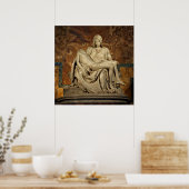 Pieta von Michelangelo Poster (Küche)