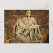 Pieta von Michelangelo Postkarte (Vorderseite)