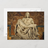 Pieta von Michelangelo Postkarte (Vorne/Hinten)
