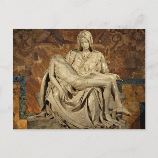 Pieta von Michelangelo Postkarte (Vorderseite)