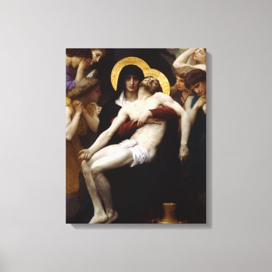 Pieta von William-Adolphe Bouguereau Leinwanddruck (Vorderseite)