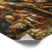 Pieter Aertsen - Christliche Barmherzigkeit Poster (Ecke)
