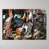 Pieter Aertsen Ein Fleischstand mit der Familie Poster (Vorne)