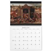 Pieter Bruegel ältere enorme 2016 Kalender (Mär 2027)