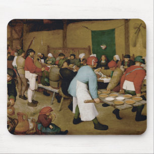 Pieter Bruegel das Älteste - ländliche Hochzeit Mousepad