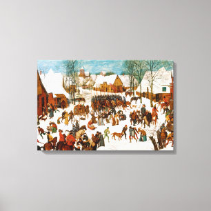 Pieter Bruegel, das Elder-Massaker der Unschuldige Leinwanddruck