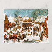 Pieter Bruegel, das Elder-Massaker der Unschuldige Postkarte (Vorderseite)