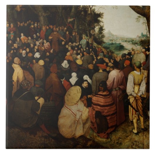 Pieter Bruegel der Ältere - Der Sermon des hl. Joh Fliese (Vorderseite)