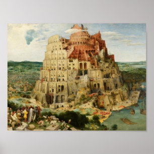 Pieter Bruegel der Ältere - Der Turm von Babel Poster
