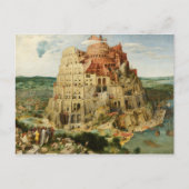 Pieter Bruegel der Ältere - Der Turm von Babel Postkarte (Vorderseite)