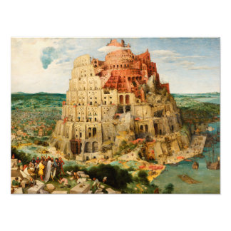 Pieter_Bruegel_der_Ältere_-_Der_Turm_von_Babel_(Vi Fotodruck