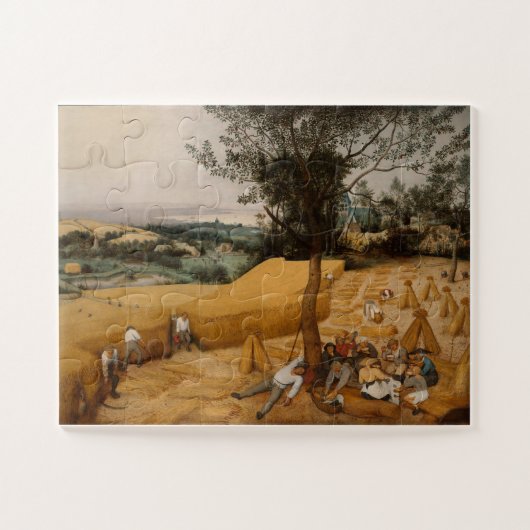 Pieter Bruegel der Ältere, Die Harvesters, 1565 Puzzle (Horizontal)