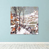 Pieter Bruegel der Ältere. Die Jäger im Schnee Leinwanddruck (Insitu (Holzboden))