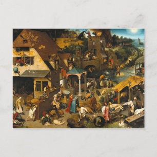 Pieter Bruegel der Ältere - Die niederländischen S Postkarte