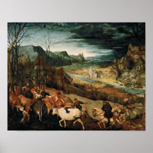 Pieter Bruegel der Ältere - Die Rückkehr der Her Poster
