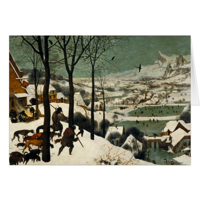 Pieter Bruegel der Ältere - Jäger im Schnee (Vorderseite (Horizontal))