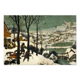 Pieter Bruegel der Ältere - Jäger im Schnee Fotodruck