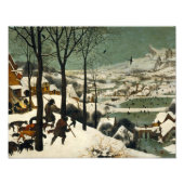 Pieter Bruegel der Ältere - Jäger im Schnee Fotodruck (Vorne)