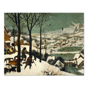 Pieter Bruegel der Ältere - Jäger im Schnee Fotodruck