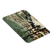 Pieter Bruegel der Ältere - Jäger im Schnee Magnet (Rechte Seite)