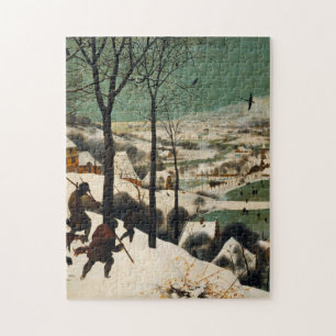 Pieter Bruegel der Ältere - Jäger im Schnee Puzzle