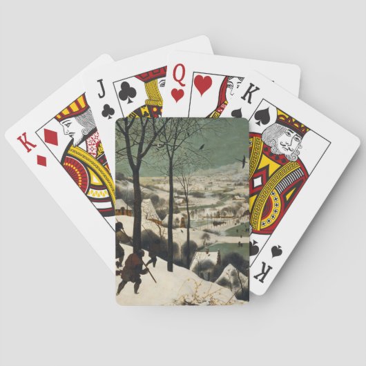 Pieter Bruegel der Ältere - Jäger im Schnee Spielkarten (Rückseite)