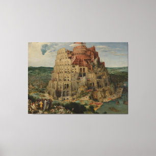 Pieter Bruegel, der ältere Turm von Babel Leinwanddruck