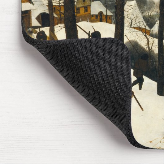 Pieter Bruegel der Älteste - Jäger im Schnee Mousepad (Ecke)