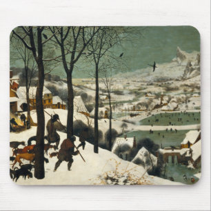 Pieter Bruegel der Älteste - Jäger im Schnee Mousepad