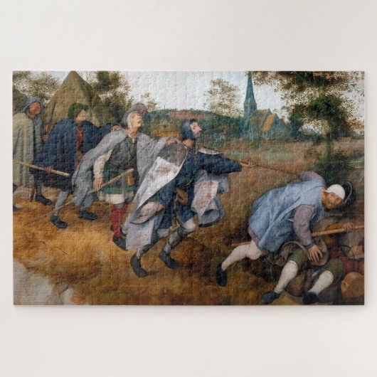 Pieter Bruegel, der Blinde Führer des Blinden Puzzle (Horizontal)