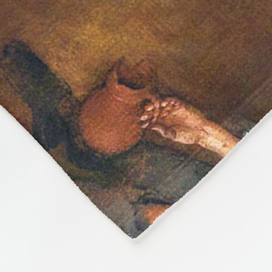 Pieter Bruegel, der Wein des Heiligen Martins Fleecedecke (Ecke)