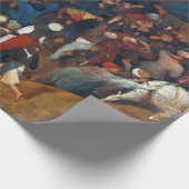 Pieter Bruegel, der Wein des Heiligen Martins Geschenkpapier (Ecke)