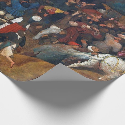 Pieter Bruegel, der Wein des Heiligen Martins Geschenkpapier (Ecke)