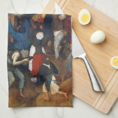 Pieter Bruegel, der Wein des Heiligen Martins Geschirrtuch (Viertel Falte)