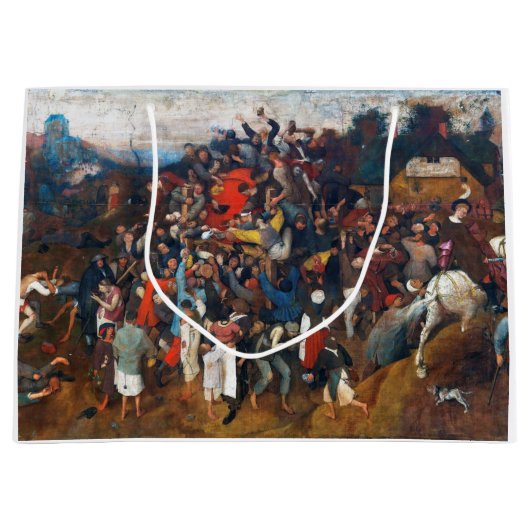 Pieter Bruegel, der Wein des Heiligen Martins Große Geschenktüte (Vorderseite)