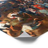 Pieter Bruegel, der Wein des Heiligen Martins Poster (Ecke)