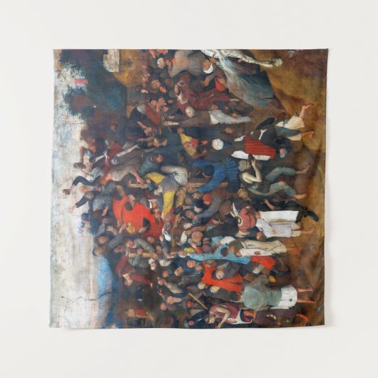 Pieter Bruegel, der Wein des Heiligen Martins Wandteppich (Vorderseite)