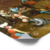 Pieter Bruegel die Elder Children's Games Poster (Ecke)