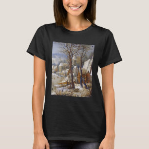 Pieter Bruegel Die Elder Winter Landschaft mit Bi T-Shirt