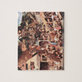 Pieter Bruegel - die niederländischen Sprichwörter Puzzle (Vertikal)