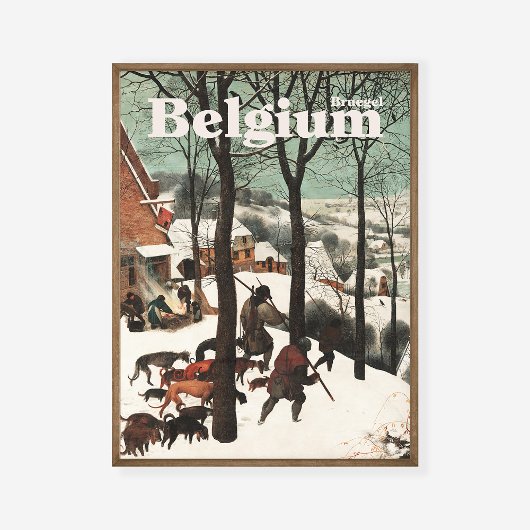 Pieter Bruegel Elder Hunters im Schnee 1565 Art Poster